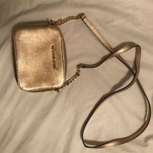 Michael Kors Gold Crossbody purse